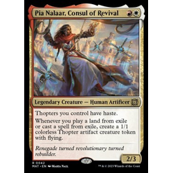 Magic löskort: March of the Machine: The Aftermath: Pia Nalaar, Consul of Revival