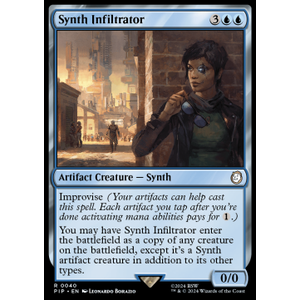 Magic löskort: Universes Beyond: Fallout: Synth Infiltrator
