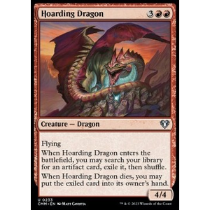 Magic löskort: Commander Masters: Hoarding Dragon (Foil)