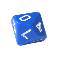 Opaque: Blue/White (D10)