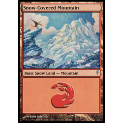 Magic löskort: Coldsnap: Snow-Covered Mountain