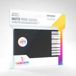 Card Sleeves Standard Matte Prime Black (100) (GameGenic)