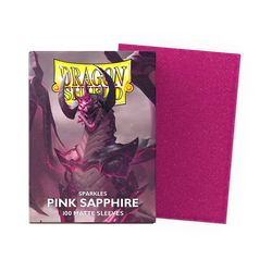 Card Sleeves Standard Matte Pink Sapphire (100 in box) (Dragon Shield)