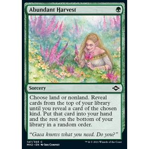 Magic löskort: Modern Horizons 2: Abundant Harvest