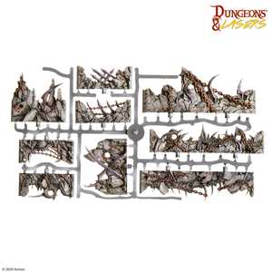 Dungeons & Lasers: Demonic Caves PrismaCast™ Pre-Painted Terrain