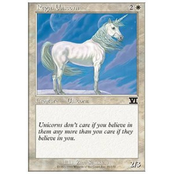 Magic löskort: 6th Edition: Regal Unicorn