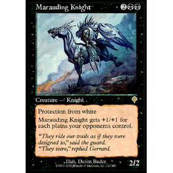 Magic löskort: Invasion: Marauding Knight