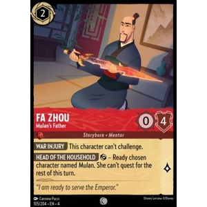 Lorcana Löskort: Ursula's Return: Fa Zhou - Mulan's Father
