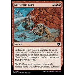 Magic löskort: Commander Masters: Sulfurous Blast