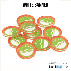 N4 Faction Markers: White Banner Army (10 st)