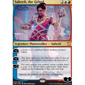 Magic löskort: Commander 2018: Saheeli, the Gifted (Foil)