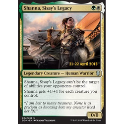 Magic löskort: Dominaria: Shanna, Sisay's Legacy (Prerelease Foil)