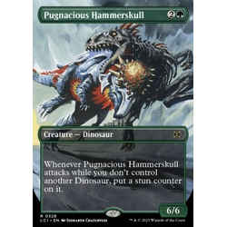 Magic löskort: The Lost Caverns of Ixalan: Pugnacious Hammerskull (alternative art)