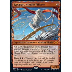 Magic löskort: Multiverse Legends: Ragavan, Nimble Pilferer (alternative art)