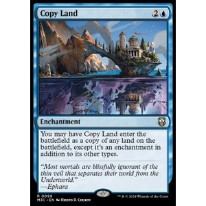 Magic löskort: Commander: Modern Horizons 3: Copy Land