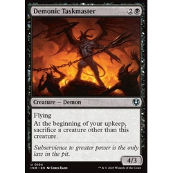 Magic löskort: Magic: Innistrad Remastered: Demonic Taskmaster (Foil)
