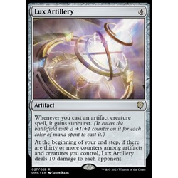 Magic löskort: Commander: Phyrexia: All Will Be One: Lux Artillery