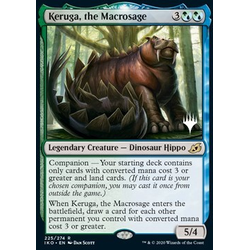 Magic löskort: Ikoria: Lair of Behemoths: Keruga, the Macrosage (Promo) (Foil)