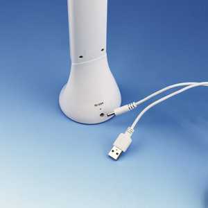 LED Slim Rechargeable Task Lamp with Dimmer & USB