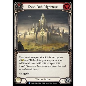 FaB Löskort: Monarch - Boltyn Blitz Deck: Dusk Path Pilgrimage (Red)