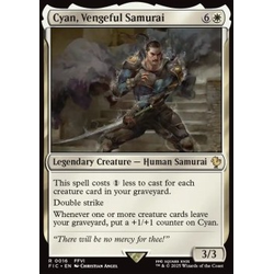 Magic löskort: Magic: The Gathering - FINAL FANTASY: Commander: Cyan, Vengeful Samurai