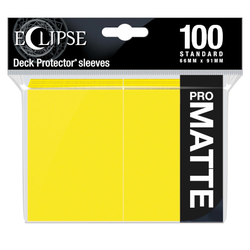 Ultra PRO Eclipse Deck Protector Sleeves Pro-Matte Grey Standard 100ct 66x91mm 