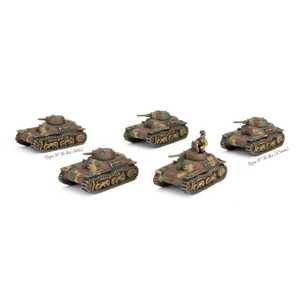 Japanese Type 97 Te-Ke Recon Tankette Platoon (5)