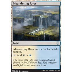Magic löskort: Commander 2018: Meandering River