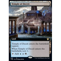Magic löskort: Theros: Beyond Death: Temple of Deceit (alternative art) (Foil)