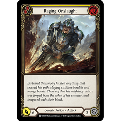 FaB Löskort: Welcome to Rathe Unlimited: Raging Onslaught (Yellow) (Rainbow Foil)