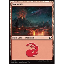 Magic löskort: Edge of Eternities: Mountain (V.3) (Foil)