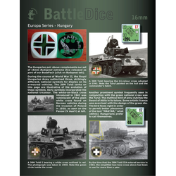 BattleDice 16mm Europa Series: Hungary (2 st)
