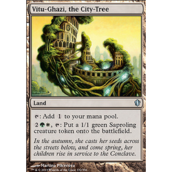 Magic löskort: Commander 2013: Vitu-Ghazi, the City-Tree