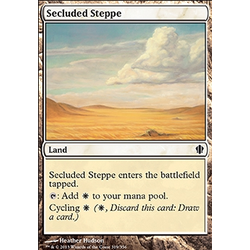 Magic löskort: Commander 2013: Secluded Steppe