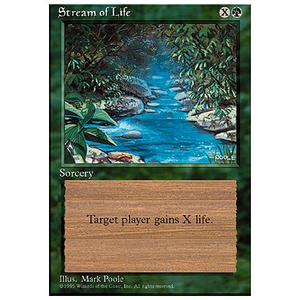 Magic löskort: 4th Edition: Stream of Life