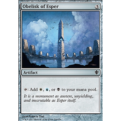 Magic löskort: Commander 2013: Obelisk of Esper