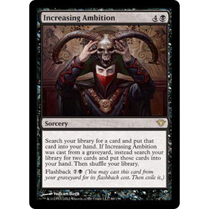 Magic löskort: Dark Ascension: Increasing Ambition (Foil)