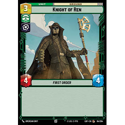 Star Wars: Unlimited Löskort: Legends of the Force: Knight of Ren