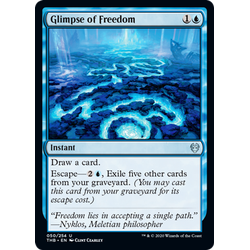 Magic löskort: Theros: Beyond Death: Glimpse of Freedom