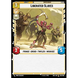 Star Wars: Unlimited Löskort: Shadows of the Galaxy: Liberated Slaves