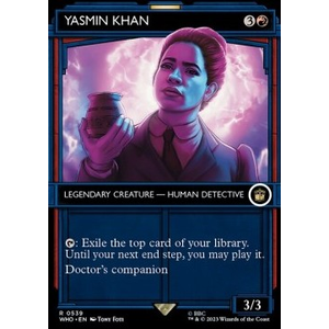 Magic löskort: Universes Beyond: Doctor Who: Yasmin Khan (alternative art)