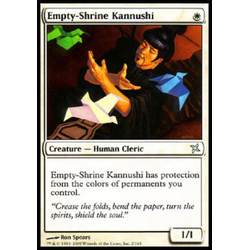 Magic löskort: Betrayers of Kamigawa: Empty-Shrine Kannushi