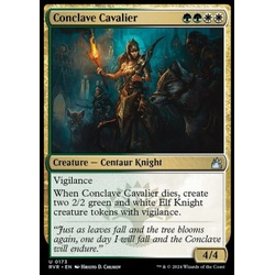 Magic löskort: Ravnica Remastered: Conclave Cavalier (Foil)