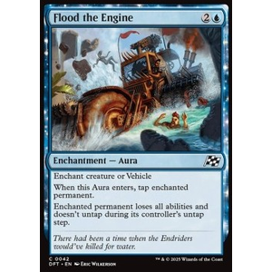 Magic löskort: Magic: Aetherdrift: Flood the Engine (Foil)