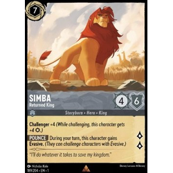Lorcana Löskort: The First Chapter: Simba - Returned King