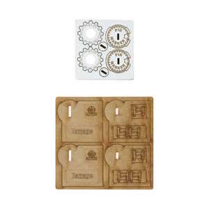 Bolt Action 3rd Edition MDF German Vehicle Pin Markers (2)