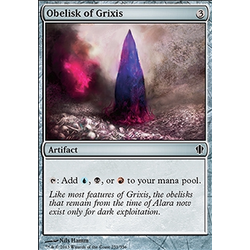 Magic löskort: Commander 2013: Obelisk of Grixis