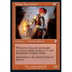 Magic Löskort: Time Spiral Remastered: Young Pyromancer