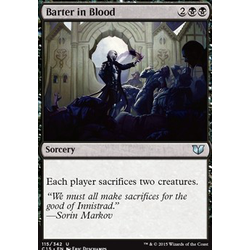 Magic löskort: Commander 2015: Barter in Blood