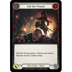 FaB Löskort: Crucible of War Unlimited: Salt the Wound (Rainbow Foil)